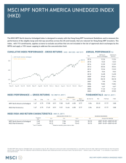 MSCI MPF North America Unhedged Index