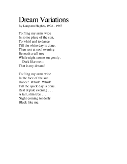 Dream Variations - mrsolearymthsla