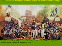 LEQ: What is the name given to feelings of pride