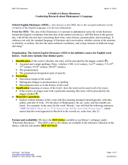 A Guide to Library Resources Conducting
