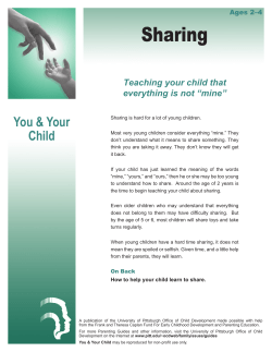 Sharing - Office of Child Development