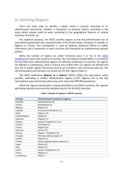 IV. Defining Regions