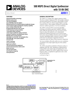 AD9911 - Analog Devices