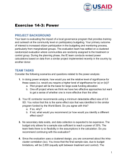 Exercise 14-3: Power