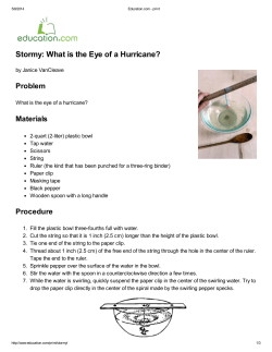 Stormy: What is the Eye of a Hurricane?