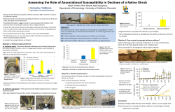 Assessing the importance of associational susceptibility in