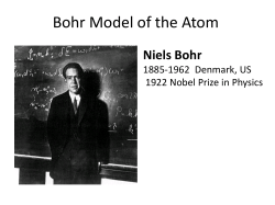 Bohr Model of the Atom