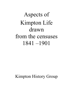 Kimpton Census Returns