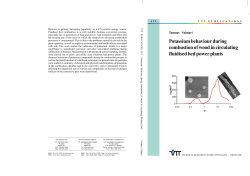 Potassium behaviour during combustion of wood in circulating
