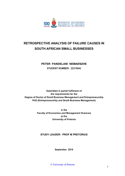 retrospective analysis of failure causes