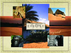Explore Africa Brochure