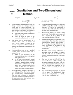 5 Gravitation and Two