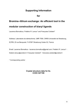 Supporting Information for Bromine&ndash;lithium exchange: An efficient