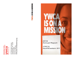 2016 Annual Report - YWCA of Schenectady