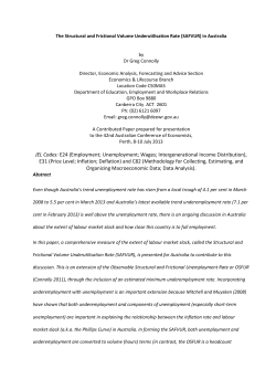 The Structural and Frictional Volume Underutilisation Rate (SAFVUR)