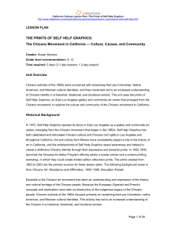 The Prints of Self Help Graphics and the Chicano Movement in