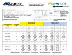 Two-Tier Roof/Ground Mount Pricing and Selection