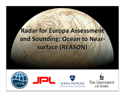 Ocean to Near-surface (REASON)