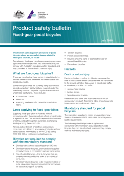 - Product Safety Australia