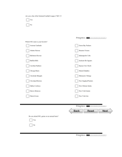NFL survey