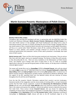 Martin Scorsese Presents: Masterpieces of Polish Cinema
