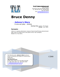 Have a read here - TAZ Entertainment