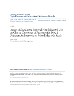 Impact of Standalone Personal Health Record Use on Clinical