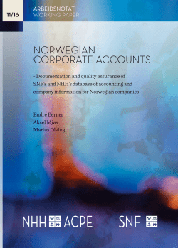 norwegian corporate accounts