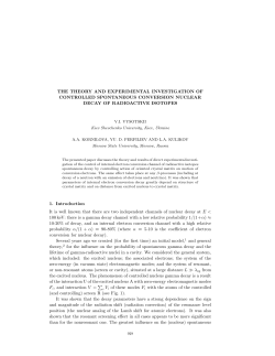 THE THEORY AND EXPERIMENTAL - LENR-CANR