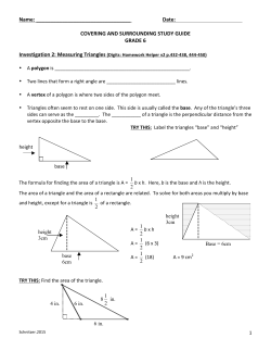 Covering and Surrounding Study Guide
