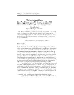 Altering Jus ad Bellum