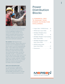 I Power Distribution Blocks