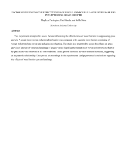 FACTORS INFLUENCING THE EFFECTIVENESS OF SINGLE AND