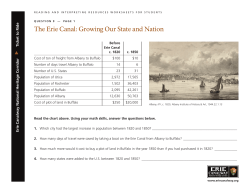 The Erie Canal: Growing Our State and Nation
