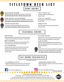 to view our current beer menu!