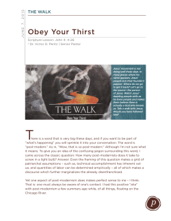 Obey Your Thirst