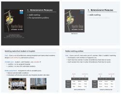 Stable matching problem
