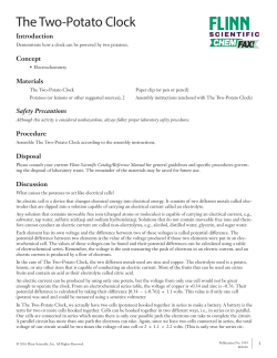 The Two-Potato Clock