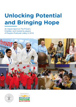 Unlocking Potential and Bringing Hope