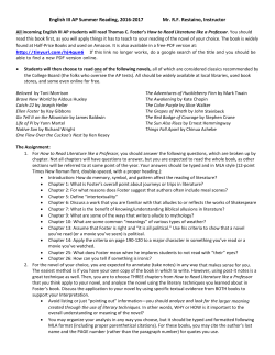 2016-17 AP English III Summer Reading assignment