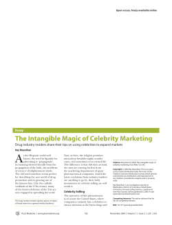 The Intangible Magic of Celebrity Marketing