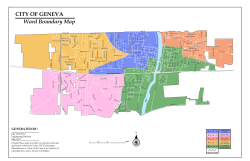 CITY OF GENEVA Ward Boundary Map