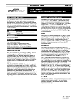 Premium Clear Coating TDS - Rust