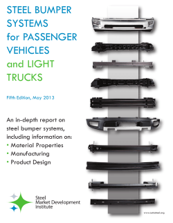 STEEL BUMPER SYSTEMS for PASSENGER