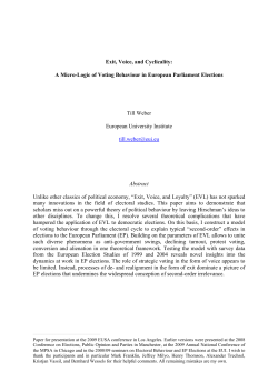 Exit, Voice, and Cyclicality: A Micro