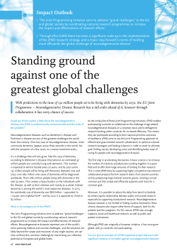 Standing ground against one of the greatest global challenges