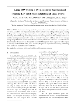 Large FOV Mobile E-O Telescope for Searching and Tracking Low