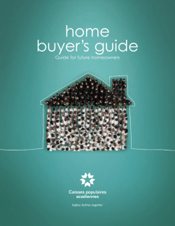 home buyer`s guide