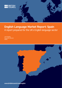 English Language Market Report: Spain