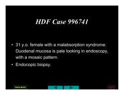 HDF Case 996741 Abetalipoproteinemia
